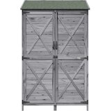  Vrtna Šupa Siva 106 x 56 x 176,5 cm Konstruirano drvo | shoptok.hr