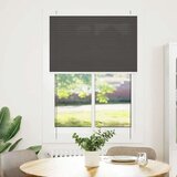 vidaXL Plisirana žaluzija črna 95x150 cm Širina tkanine 94,4 cm | Shoptok.si