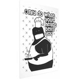  Plakat - Only Do What Your Heart Tells You 40x60 Bez okvira s margom | shoptok.hr