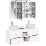  Set namještaja za kupaonicu 4 kom. Bijela | shoptok.hr