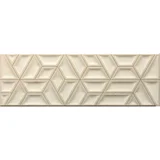 Paloma Geometric Ivory 30x90cm