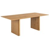 Actona Jedilna miza z mizno ploščo v hrastovem dekorju 100x210 cm Colima – | Shoptok.si