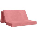 vidaXL Zložljiv kavč postelja 140 x 67 x 45 cm Roza, (5000295300) | Shoptok.si