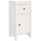 Maison Chic Komoda - Predalnik bela 40x35x80 cm trdna borovina, (21716078) Cene