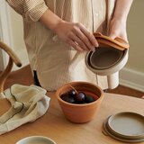 Liewood 2 dijelni set sklopivih posudica s poklopcem iz silikona dale tuscany rose/pale tuscany mix | shoptok.hr