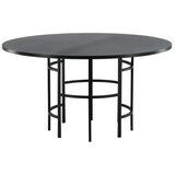 Furniture Fashion Copenhagen okrugli blagovaonski stol ⌀140 cm, crni | shoptok.hr