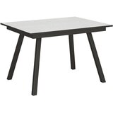 Itamoby   Mirhi (90x120/180 cm) - bela, barva nog: antracit - raztegljiva jedilna miza, (20842603) Cene