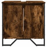 Ormarić za umivaonik boja dimljenog hrasta 60x35x60 cm drveni | shoptok.hr