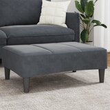 vidaXL Stolček za noge temno siv 77x55x31 cm žamet cene