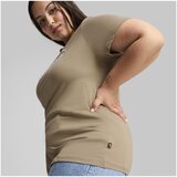 Puma Majice s kratkimi rokavi Script Tee Bež | Shoptok.si