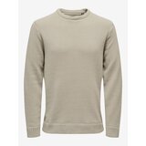Only Beige Mens Sweater & SONS Ese - Men | ePonuda.com