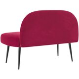  Oblikovana klupa s naslonjačem boja crnog vina 110 x 60 x 76 cm | Eponuda.com