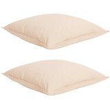  Set deka 2 kom. 200 x 220 cm Kapok i Poliester Bež - 200 x 220 cm 60 x 60 cm | shoptok.hr