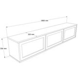 Hanah home TV komoda, krem | Eponuda.ba