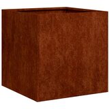  Sadilica boja hrđe 40x40x40 cm od pohabanog čelika | shoptok.hr