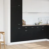 vidaXL Kuhinjski kabinet Črni hrast Inženirski les 40 x 46 x 81.5 cm