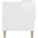  Noćni ormarići 2 kom sjajni bijeli 50x46x50cm konstruirano drvo | shoptok.hr