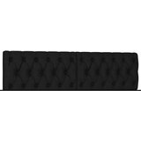  Box spring postelja z vzmetnico črna 160x200 cm blago, (20791158) | Shoptok.si