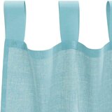 Voile zavjese s petljama 2 kom. tirkizne 140x245 cm | Shoptok.si