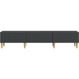  ormar 147 x 34,5 x 30 cm Crna Konstruirano drvo | shoptok.hr