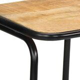 vidaXL Barske stolice 2 kom 46x35,5x80 cm puno drvo grubo mango | shoptok.hr