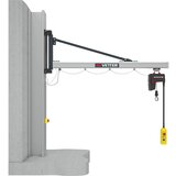 Vetter Stenski vrtljivi žerjav UNILIFT UW, z električnim verižnim dvigalom BL, nosilnost 125 kg, doseg 2,9 m Cene