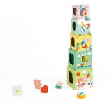 Classic World puzzle kocke kutija šumska piramida 10 kom. fsc | shoptok.hr