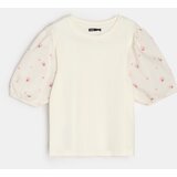 Sinsay Pamučna bluza s puf rukavom | shoptok.hr