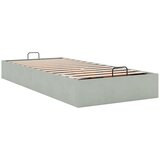  Okvir kreveta bez madraca svjetlosivi 90x200 cm baršunasti | shoptok.hr