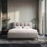Boxxx OBLAZINJENA POSTELJA 180 cm x 200 cm , tekstil bež | Shoptok.si