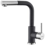 Metalac xgranit slavina za sudoperu sa izvlačnim tušem lux s - crna T03812 | ePonuda.com