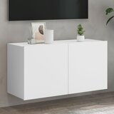  The Living Store Stenska TV omarica bela 80x30x41 cm - TV Omarica, (21555227) | Shoptok.si