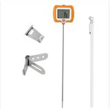 INF Klipni kuhinjski termometer s 304 inox sondo, zamenljiva baterija Orange, (5000326947) Cene