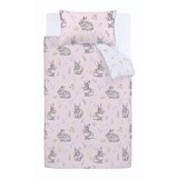 Catherine Lansfield Rožnata otroška posteljnina za posteljico 120x150 cm Bunny Tails Ditsy Flowers – | Shoptok.si