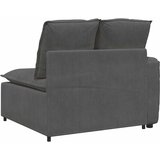  Modularni kauč s naslonom za ruke i jastucima tamno sivi 100 cm | shoptok.hr