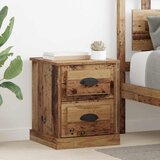  Noćni ormar s ladicama 2 pcs Staro drvo 39 x 39 x 47.5 cm | shoptok.hr