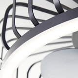 Brilliant LED stropno svetlo sa ventilatorom CAPO LED/36W/230V crno + daljinski upravljač | Eponuda.com