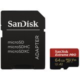 Sandisk Extreme PRO MicroSDXC UHS-I 64GB memorijska kartica Cene