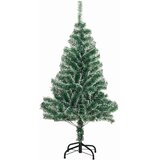 Umjetno Božićno Drvo s Snježnim Flokom i LED Svjetlom 120 cm | shoptok.hr