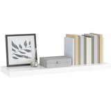  Plutajuća zidna polica visoki sjaj bijela 90x23,5x3,8 cm MDF | Eponuda.ba