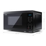 Sharp mikrovalna pećnica YC-MS02E-B | shoptok.hr