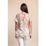 Fenzy Plus Size Top S Volanima, Bijeli | shoptok.hr