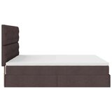 vidaXL okvir kreveta s madracima tamnosmeđi 180x200cm tkanine | shoptok.hr