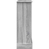 vidaXL Okvir za kamin boja hrasta 90x30x90 cm od konstruiranog drva | shoptok.hr