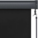 vidaXL Zunanja Rolfa Črtasto Prilagodljiva Antracit 180 x 250 cm blago | Shoptok.si