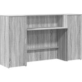  Sprejemna miza siva sonoma 180x50x103,5 cm inženirski les | Shoptok.si
