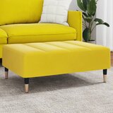 vidaXL Stolček za noge rumen 77x55x31 cm žamet Cene