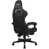 XXXL GAMING STOL kovina, umetna masa, tekstil črna | Shoptok.si