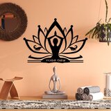 Wallity zidna dekoracija Yoga 30, 60x42cm, Crna Cene