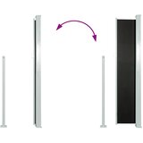  Uvlačiva bočna tenda za terasu 100 x 500 cm crna | shoptok.hr